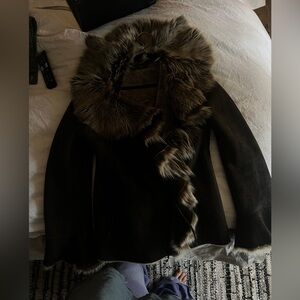 Santa Lucia Shearling lamb and fur true VINTAGE y2k RARE FIND